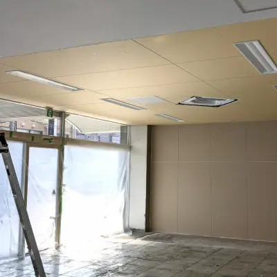 店舗の改装・スケルトン工事現場