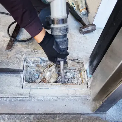 リフォーム工事の解体現場