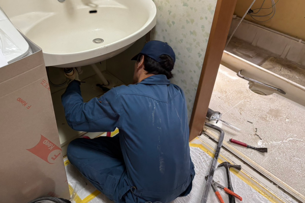 水回りの解体工事